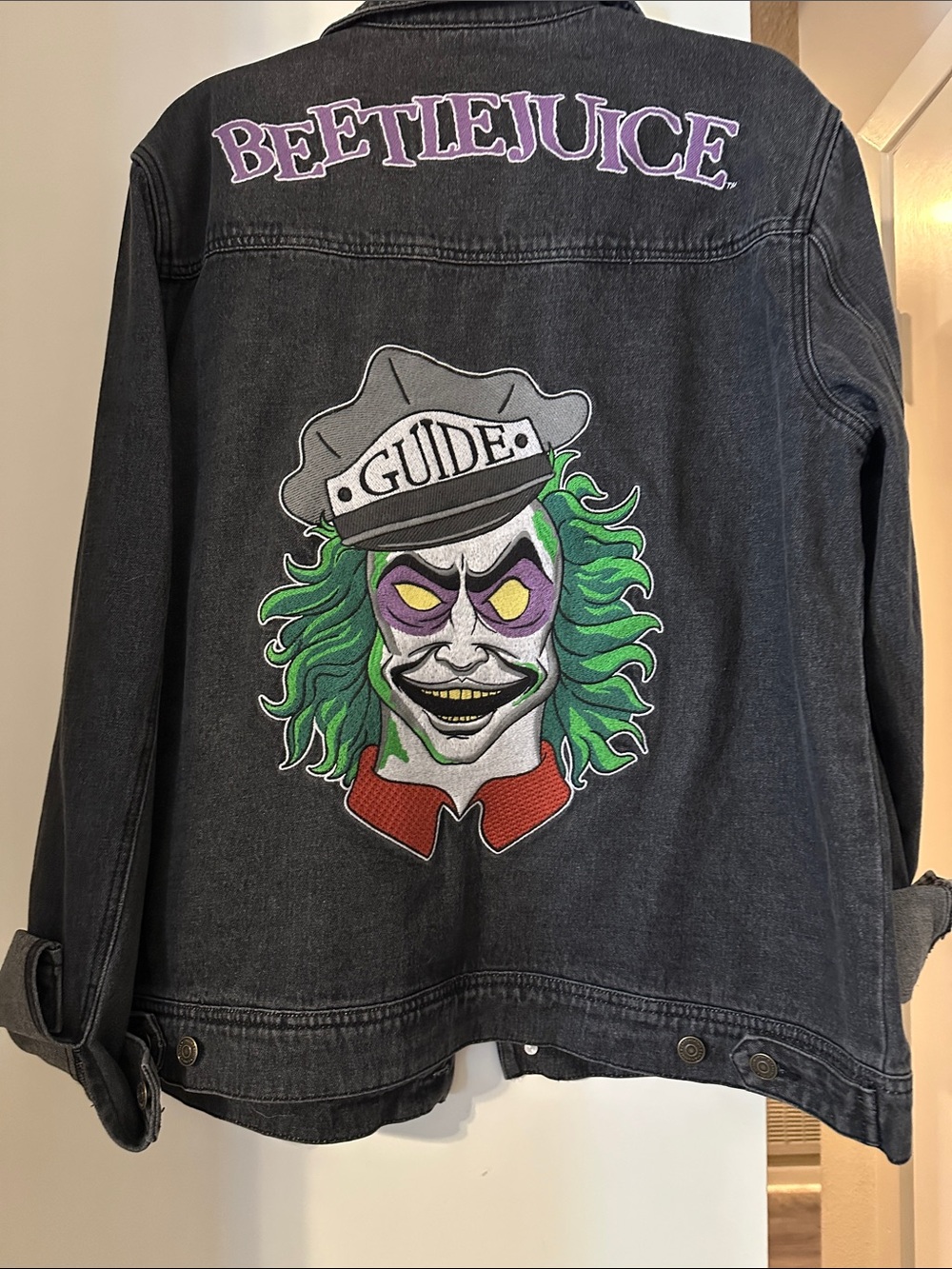 Cakeworthy x Beetlejuice Graphic Denim Jacket
